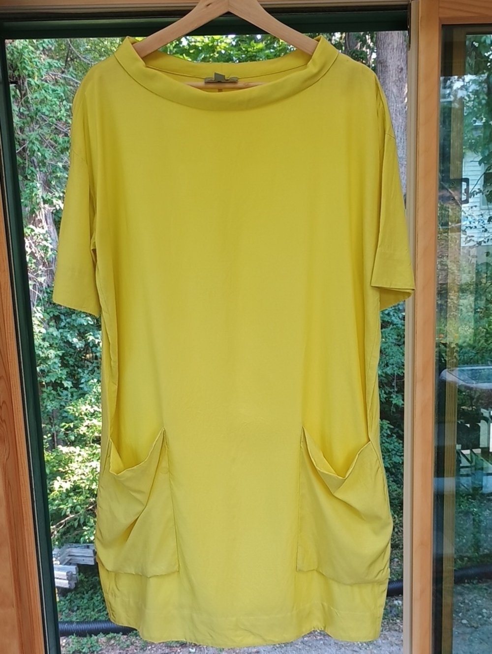 COS Yellow Mini Dress with Pockets